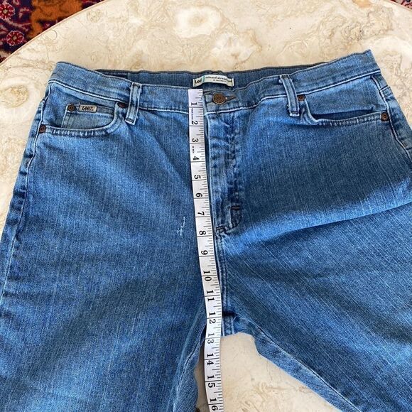 Lee Relaxed Straight Leg Jeans 16 Short - Picture 12 of 15